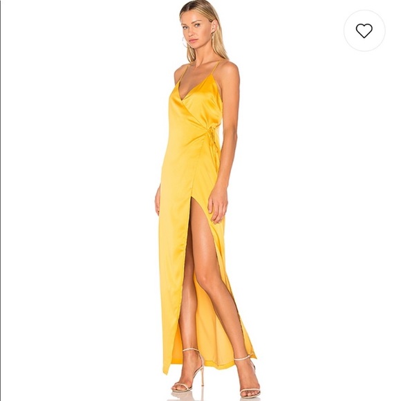 NBD Dresses & Skirts - Revolve NBD gold yellow maxi midi dress